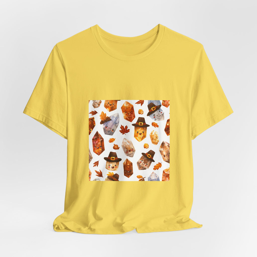 Thanksgiving Crystal Harvest T-Shirt | Golds, Mints & Teal