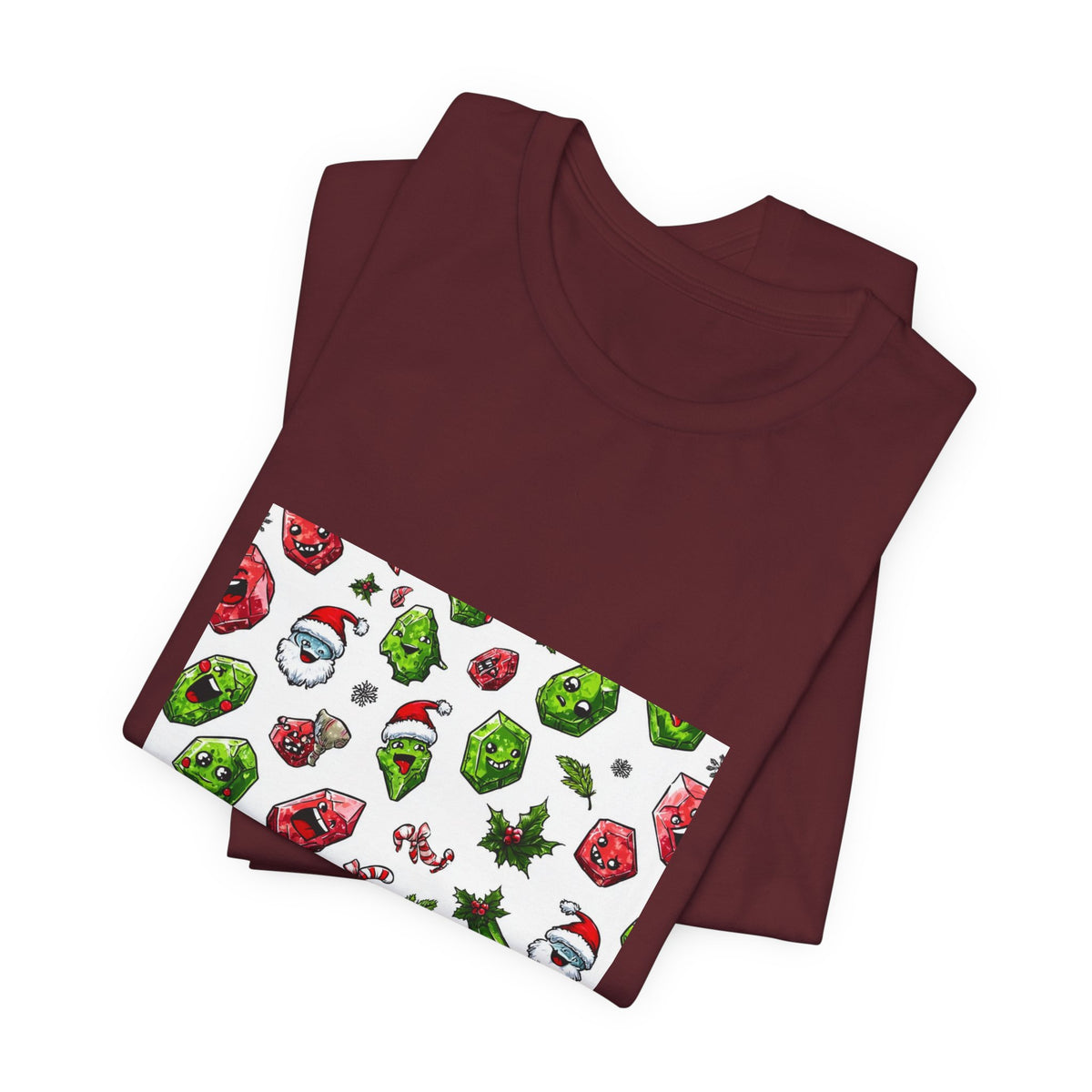 Christmas Crystal Cheer T-Shirt | Earthy Reds & Browns