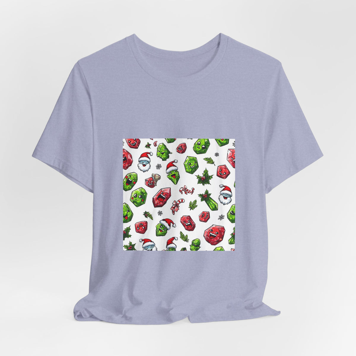 Christmas Crystal Cheer T-Shirt | Soft Blues