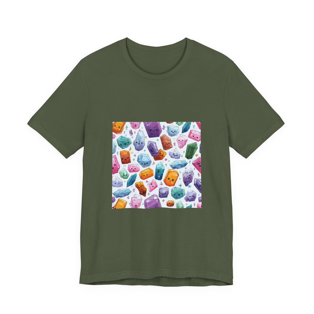 Pastel Crystal Friends T-Shirt | Greens