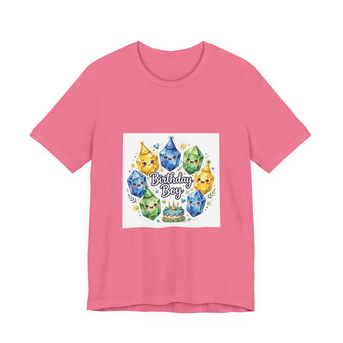 Birthday Boy Crystal Party T-Shirt | Pinks & Orchid