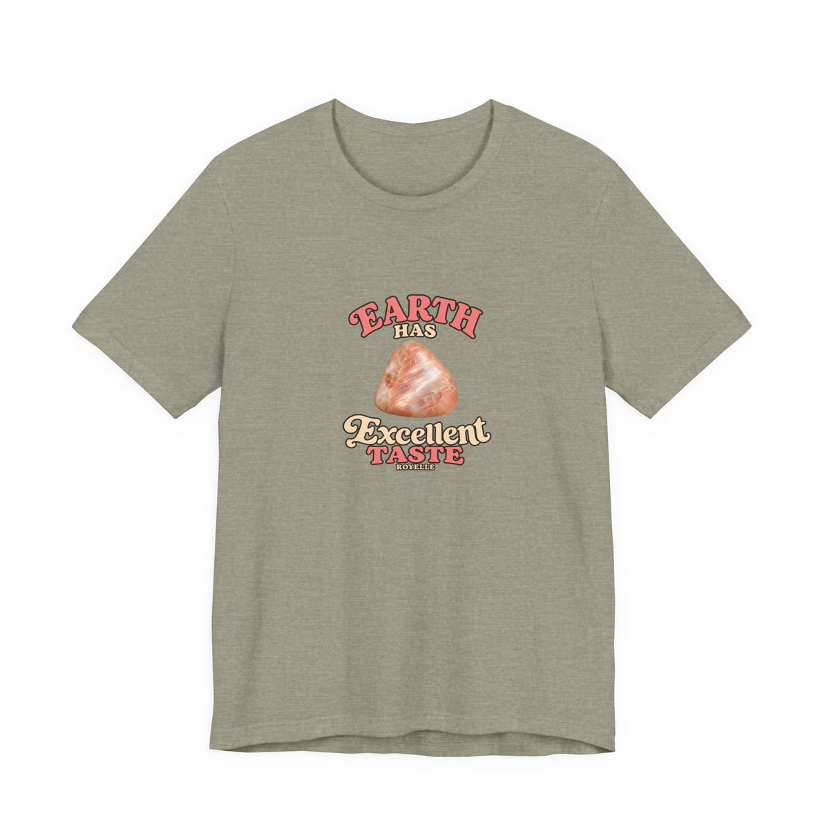 Earth Has Excellent Taste — Peach Moonstone Tee | Light Neutrals