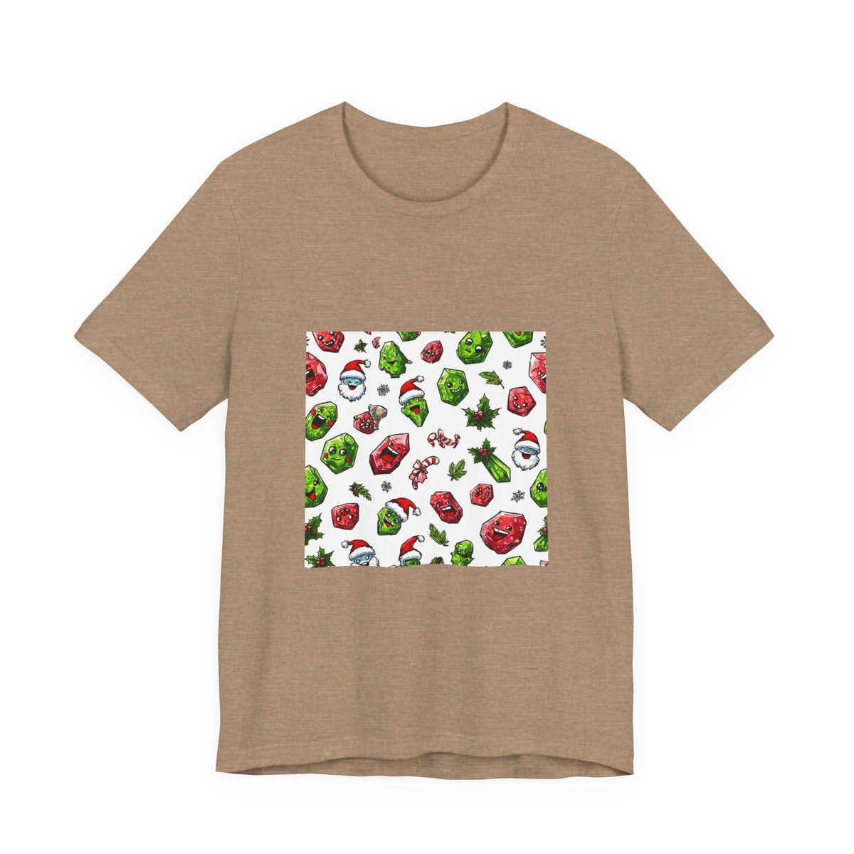 Christmas Crystal Cheer T-Shirt | Sandy Neutrals & Oranges