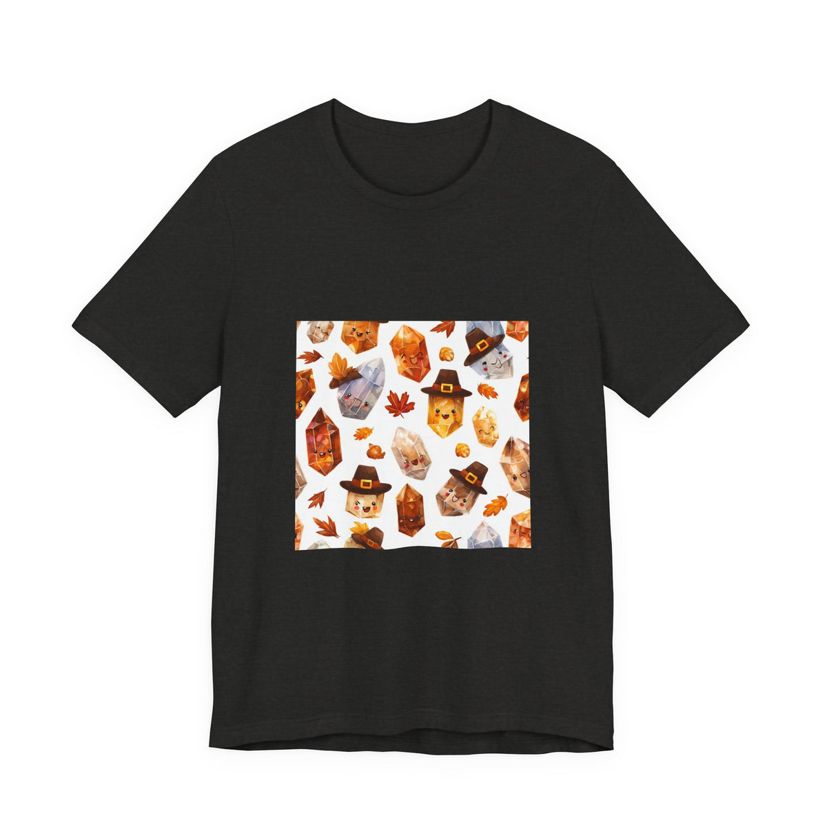 Thanksgiving Crystal Harvest T-Shirt | Dark Neutrals & Reds