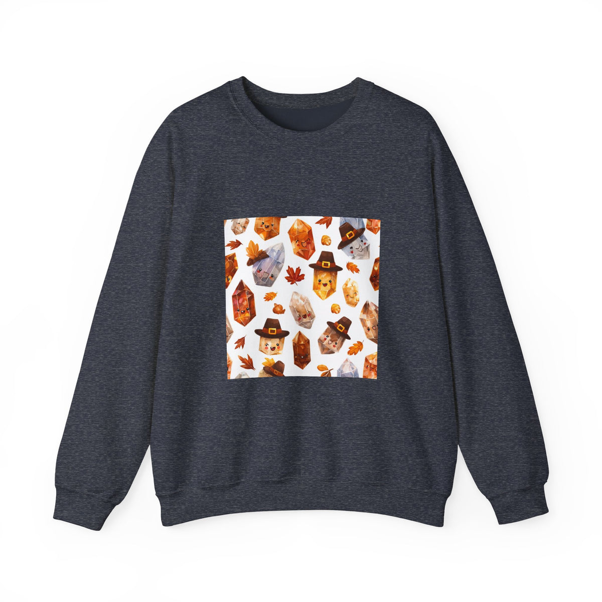 Thanksgiving Crystal Harvest Crewneck | Blues, Purples & Pinks