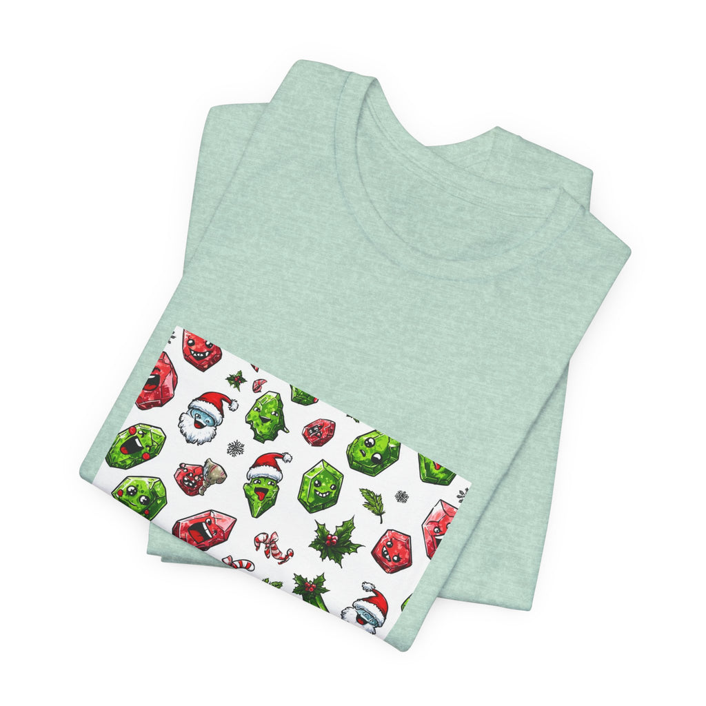 Christmas Crystal Cheer T-Shirt | Golds, Mints & Teal
