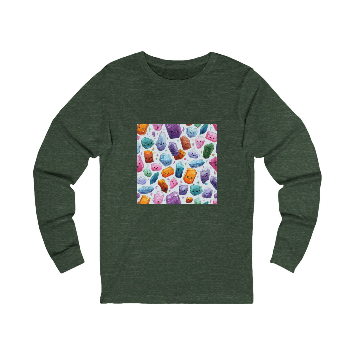 Pastel Crystal Friends Long Sleeve T-Shirt
