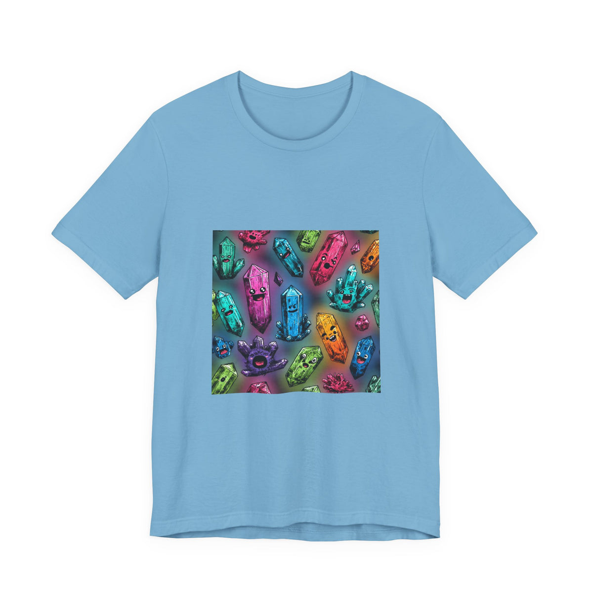 Colorful Crystal Characters T-Shirt | Forest & Ocean