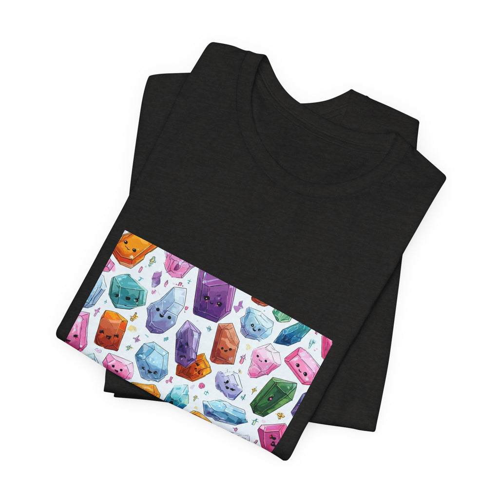 Pastel Crystal Friends T-Shirt | Dark Neutrals & Reds
