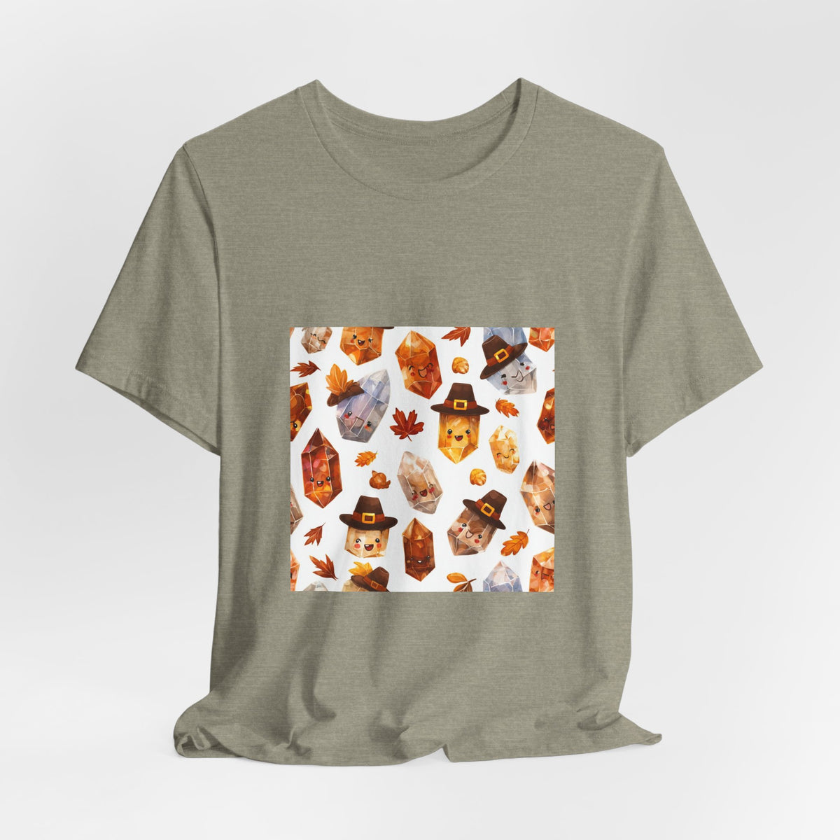 Thanksgiving Crystal Harvest T-Shirt | Light Neutrals