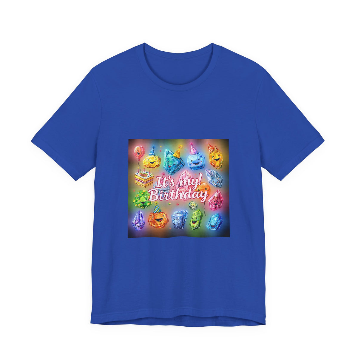 It's My Birthday Crystal Party T-Shirt | Royal, Navy & Purple