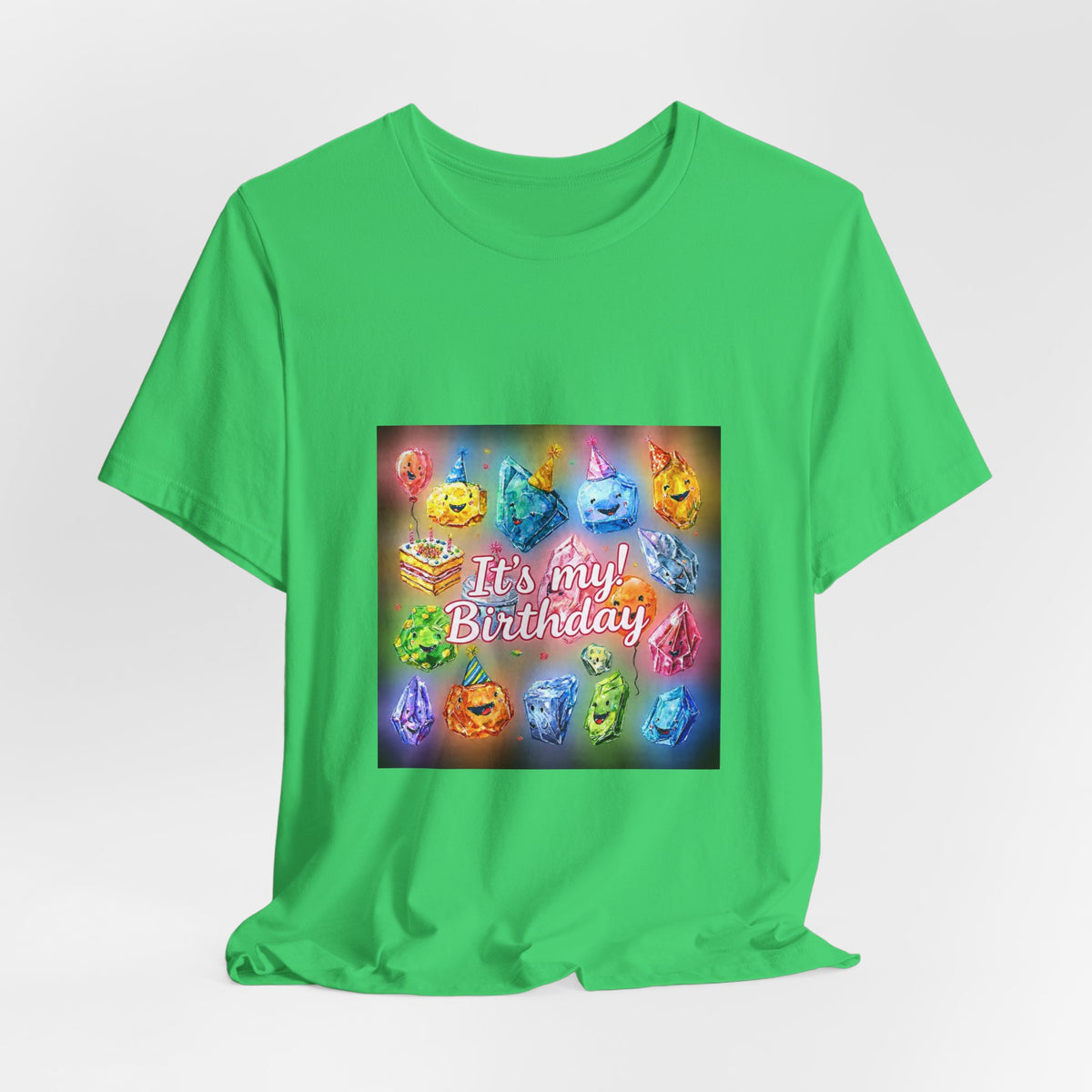It's My Birthday Crystal Party T-Shirt | Greens