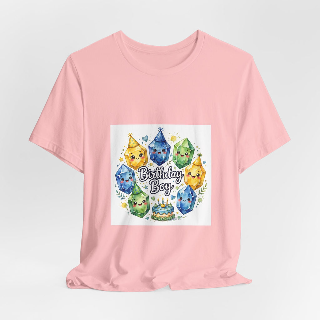 Birthday Boy Crystal Party T-Shirt | Pinks & Orchid