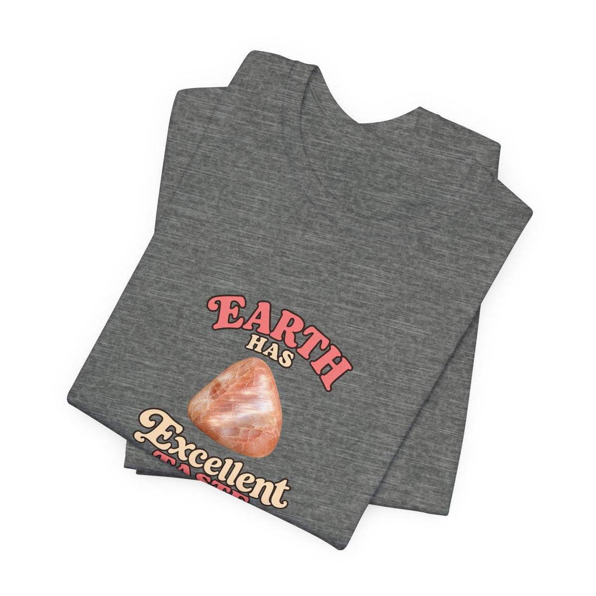 Earth Has Excellent Taste — Peach Moonstone Tee | Light Neutrals