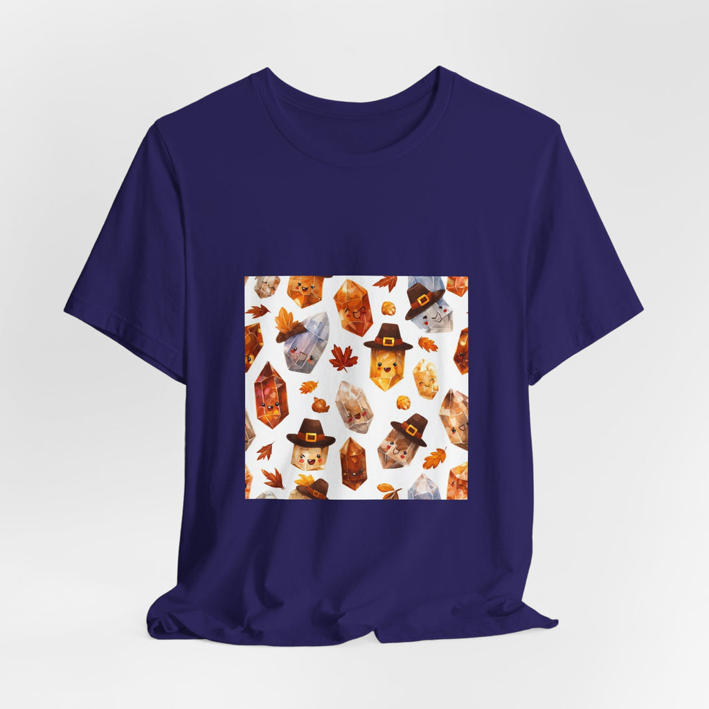 Thanksgiving Crystal Harvest T-Shirt | Royal, Navy & Purple