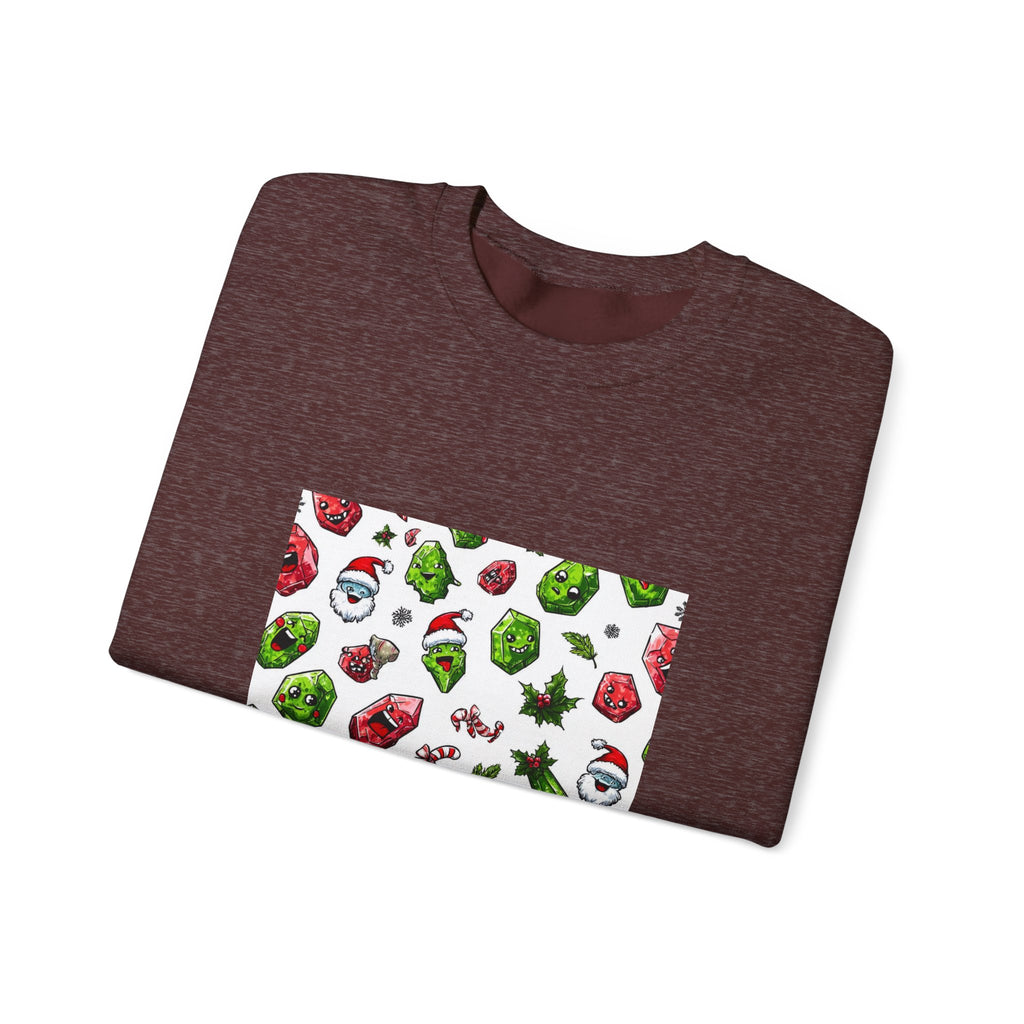 Christmas Crystal Cheer Crewneck | Earth Tones & Brights
