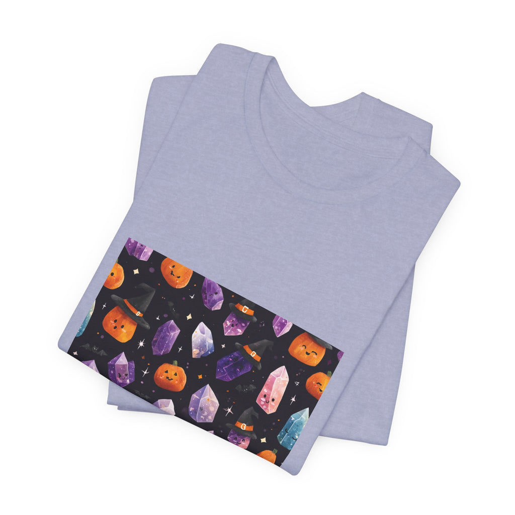Halloween Crystal Party T-Shirt | Soft Blues
