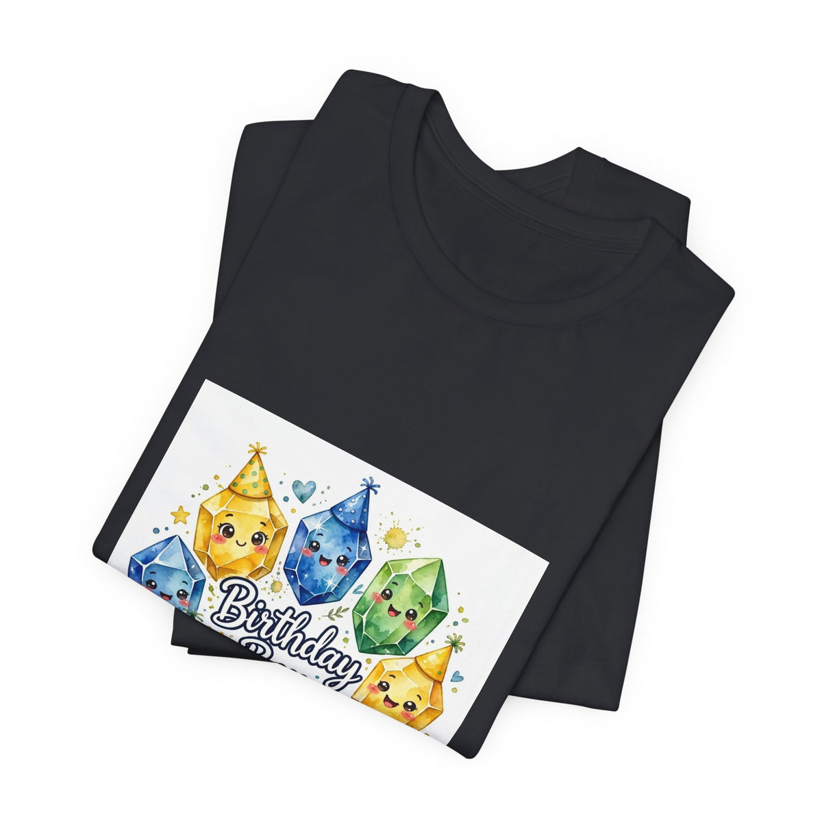 Birthday Boy Crystal Party T-Shirt | Dark Neutrals & Reds