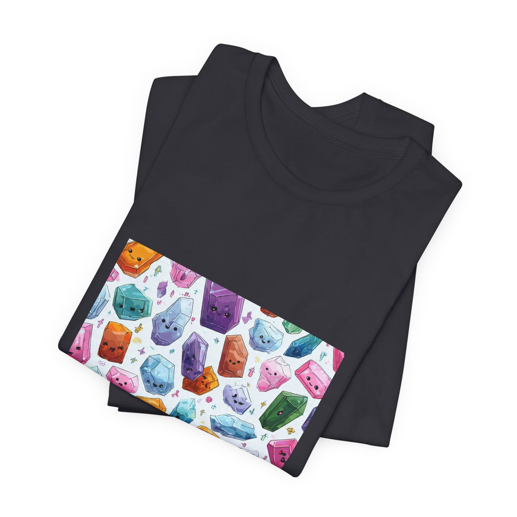 Pastel Crystal Friends T-Shirt | Dark Neutrals & Reds