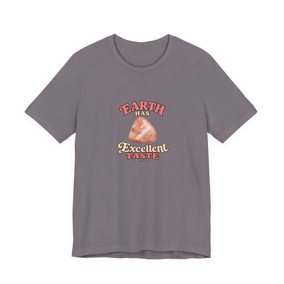 Earth Has Excellent Taste — Peach Moonstone Tee | Light Neutrals