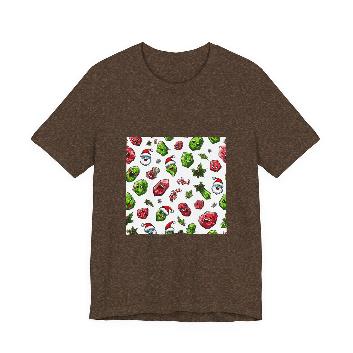 Christmas Crystal Cheer T-Shirt | Earthy Reds & Browns