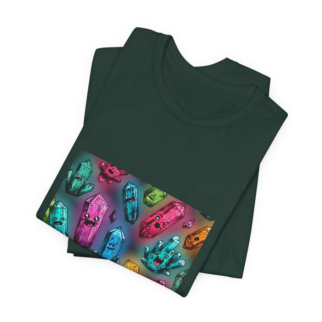 Colorful Crystal Characters T-Shirt | Forest & Ocean