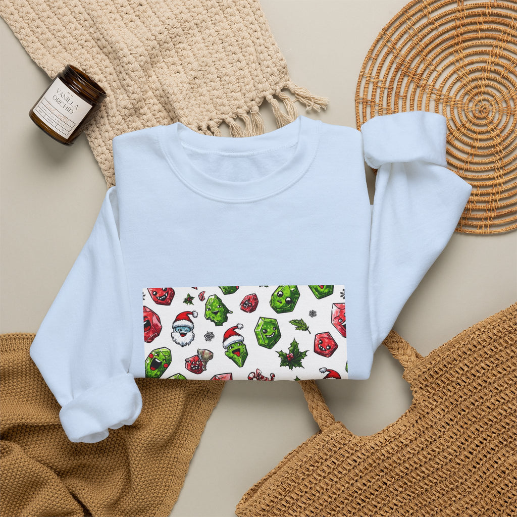 Christmas Crystal Cheer Crewneck | Blues, Purples & Pinks
