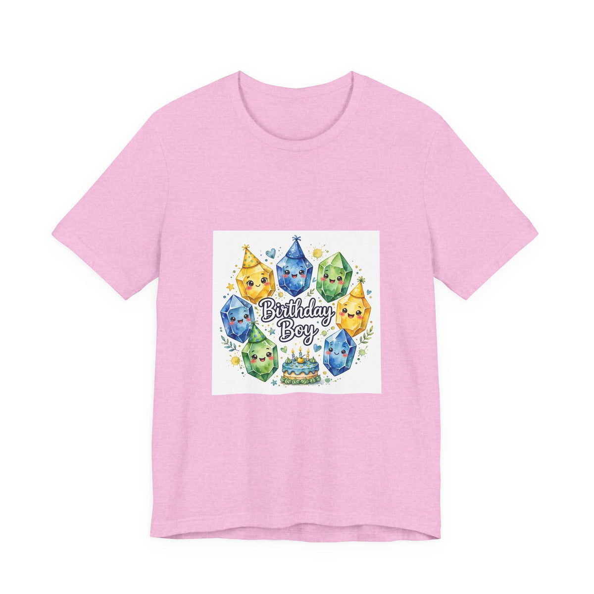 Birthday Boy Crystal Party T-Shirt | Pinks & Orchid