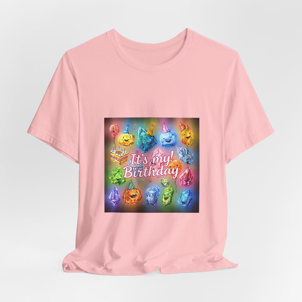 It's My Birthday Crystal Party T-Shirt | Pinks & Orchid
