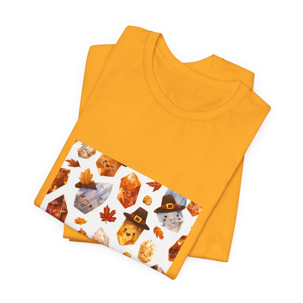 Thanksgiving Crystal Harvest T-Shirt | Golds, Mints & Teal