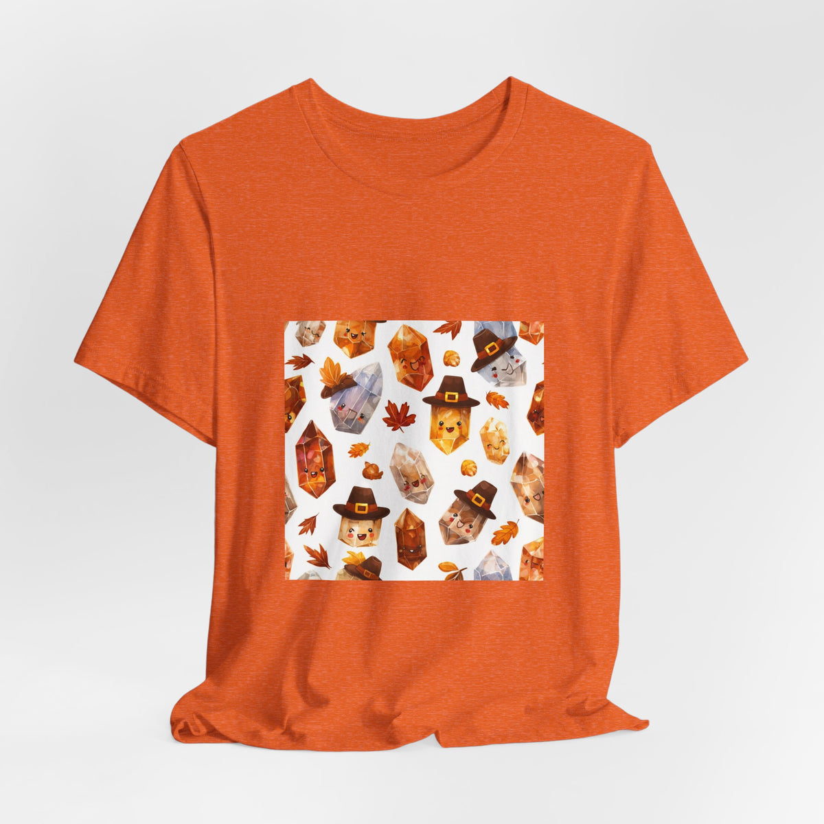 Thanksgiving Crystal Harvest T-Shirt | Peach & Sunset