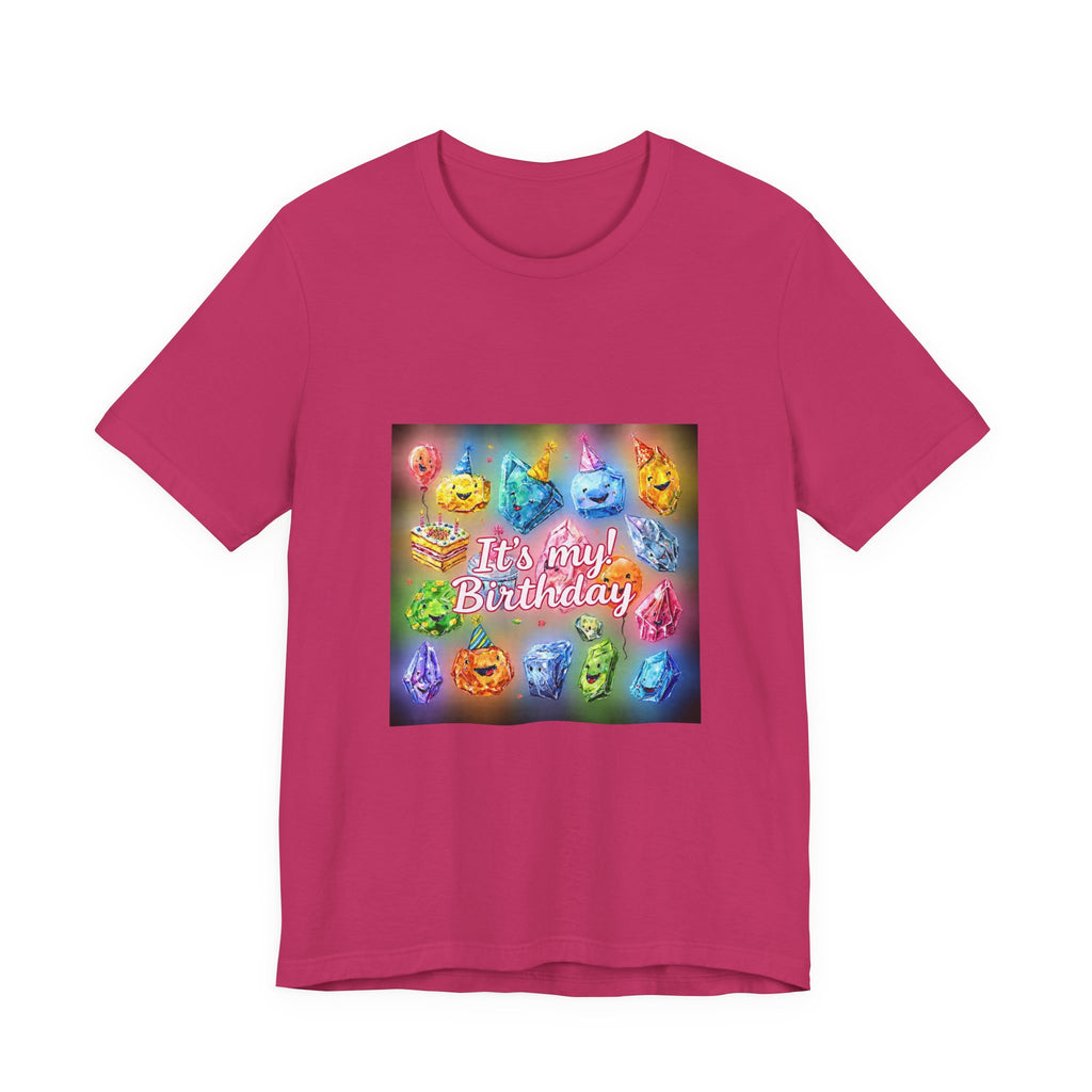 It's My Birthday Crystal Party T-Shirt | Pinks & Orchid