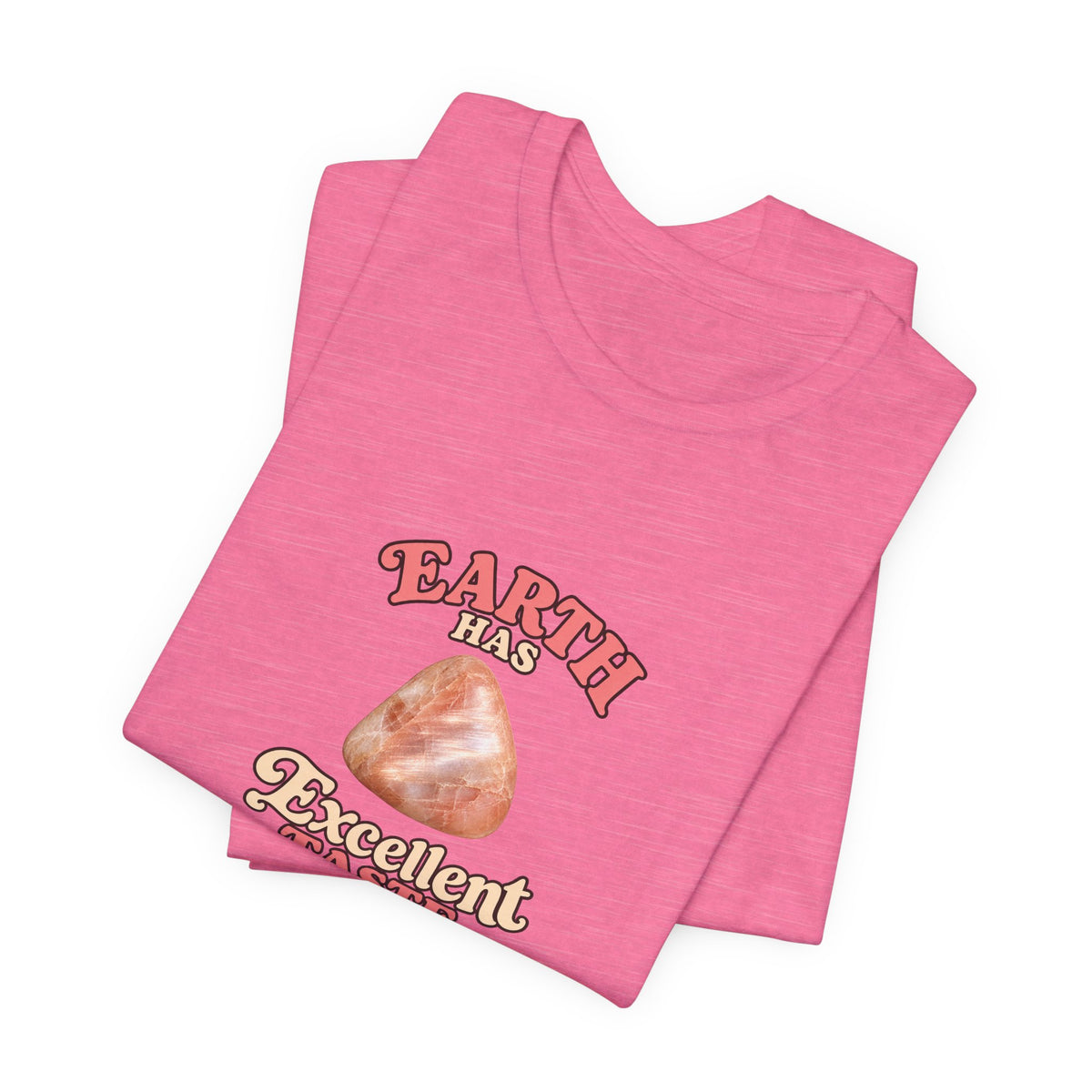 Earth Has Excellent Taste — Peach Moonstone Tee | Pinks & Orchid