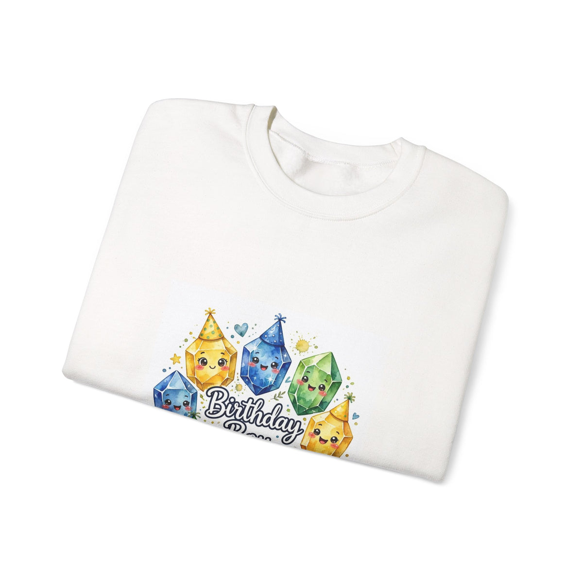 Birthday Boy Crystal Party Crewneck | Neutrals & Reds