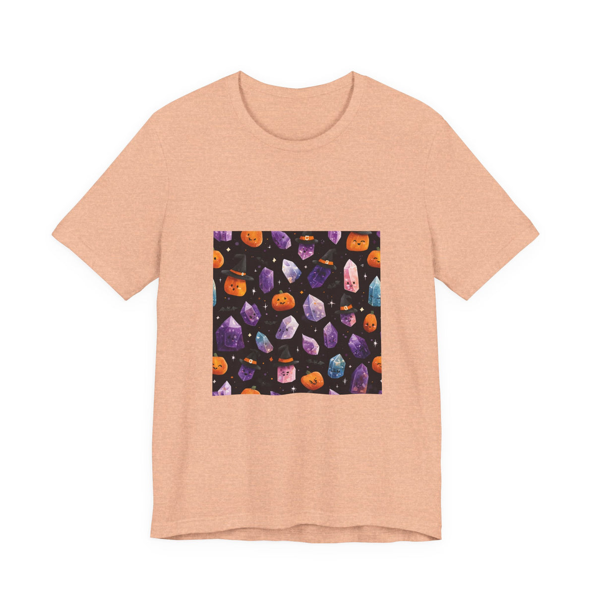 Halloween Crystal Party T-Shirt | Peach & Sunset