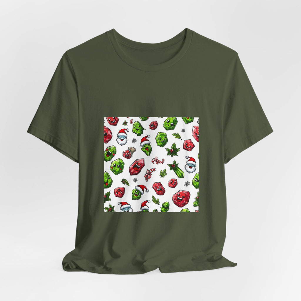 Christmas Crystal Cheer T-Shirt | Greens
