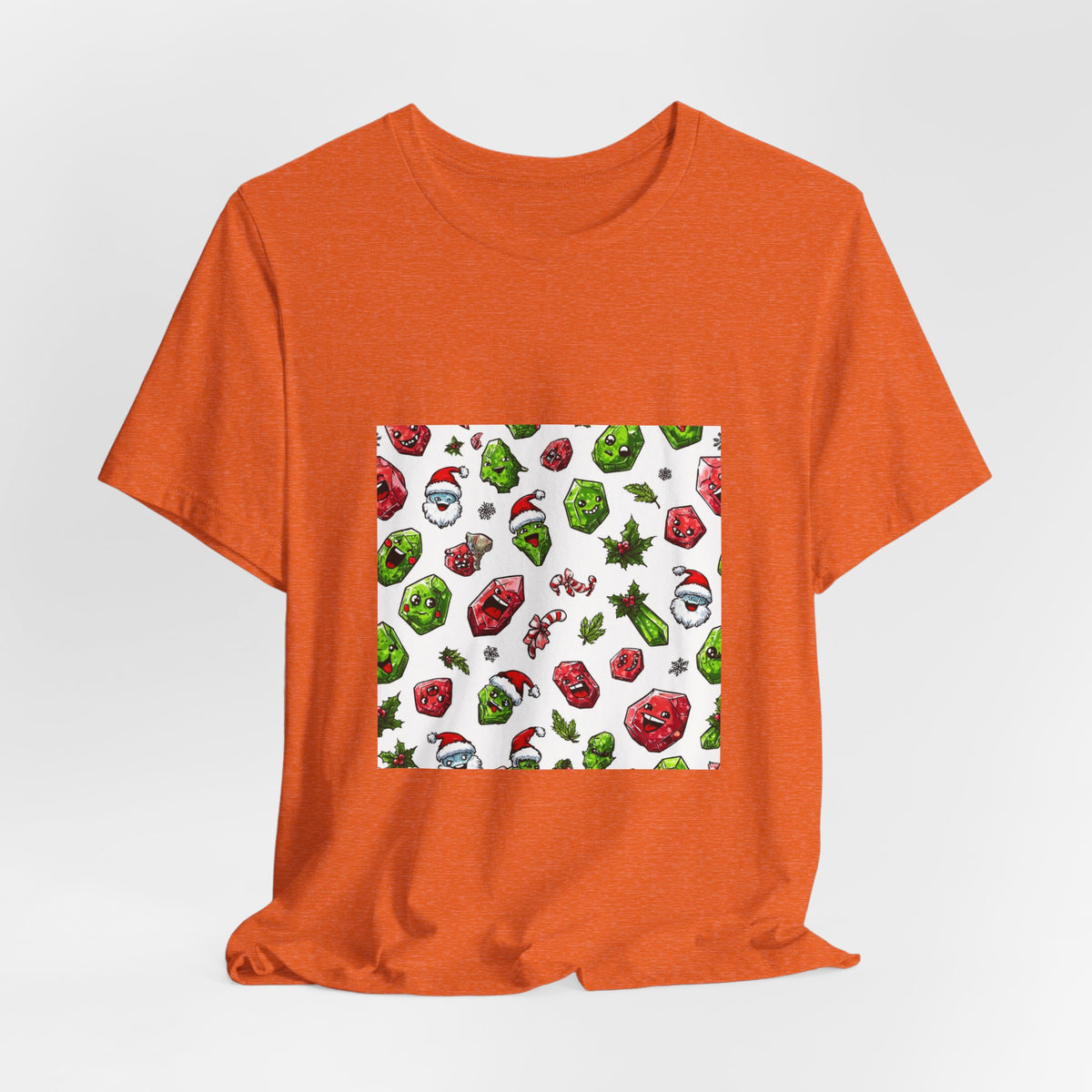 Christmas Crystal Cheer T-Shirt | Peach & Sunset