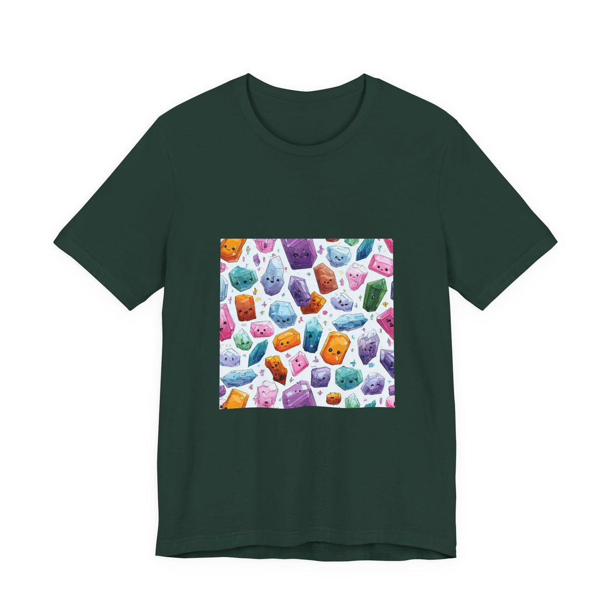 Pastel Crystal Friends T-Shirt | Forest & Ocean