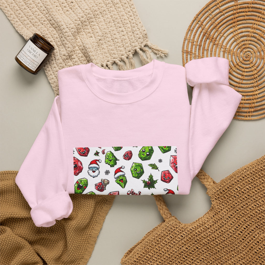 Christmas Crystal Cheer Crewneck | Blues, Purples & Pinks