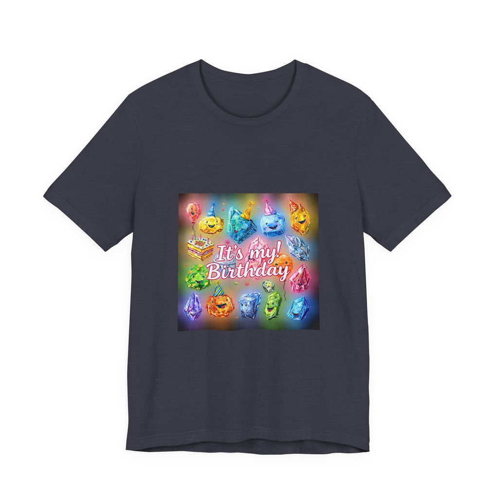 It's My Birthday Crystal Party T-Shirt | Royal, Navy & Purple