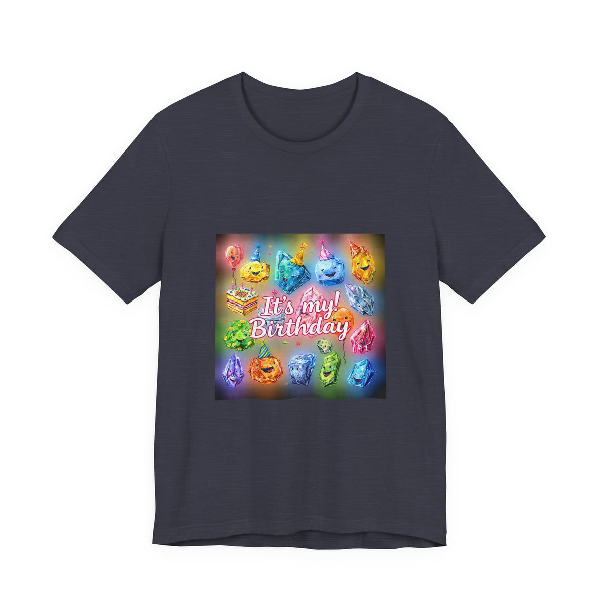 It's My Birthday Crystal Party T-Shirt | Royal, Navy & Purple