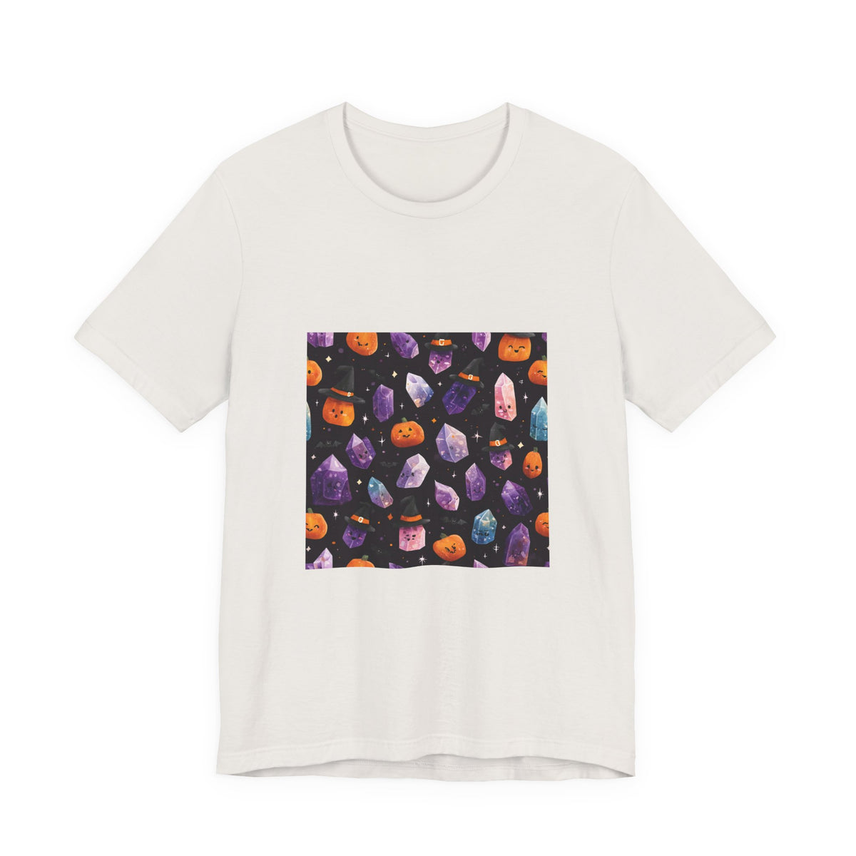 Halloween Crystal Party T-Shirt | Light Neutrals