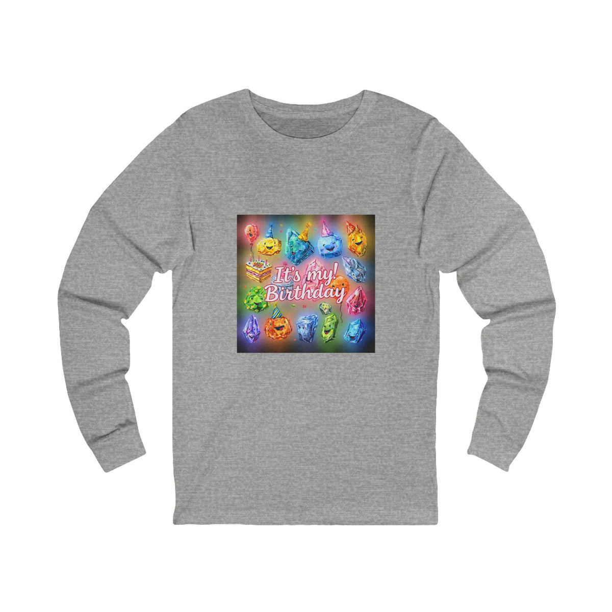 It's My Birthday Crystal Party Long Sleeve T-Shirt