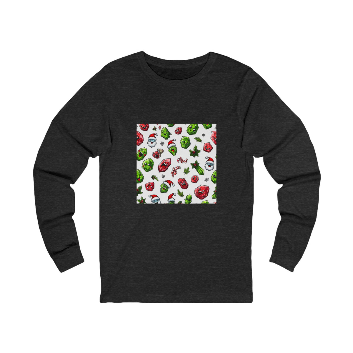 Christmas Crystal Cheer Long Sleeve T-Shirt