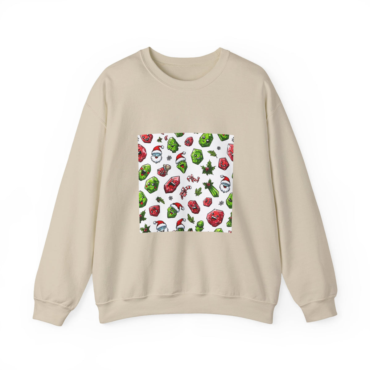 Christmas Crystal Cheer Crewneck | Earth Tones & Brights