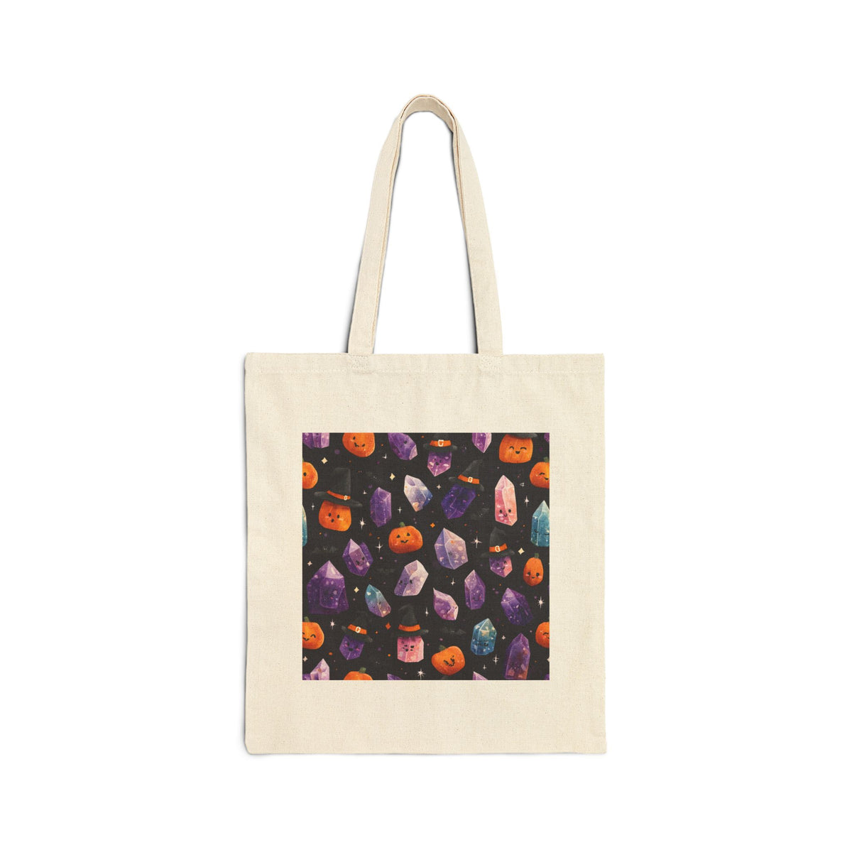 Halloween Crystal Party Canvas Tote