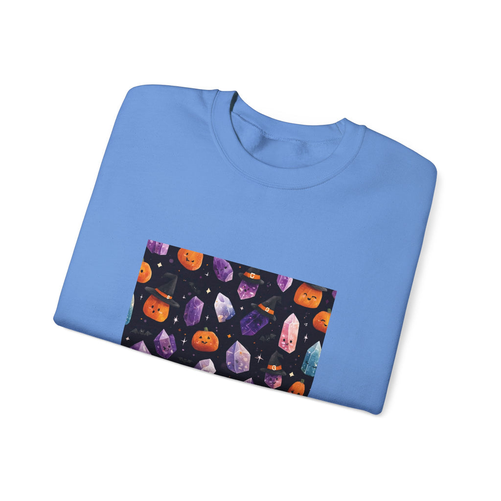 Halloween Crystal Party Crewneck | Blues, Purples & Pinks