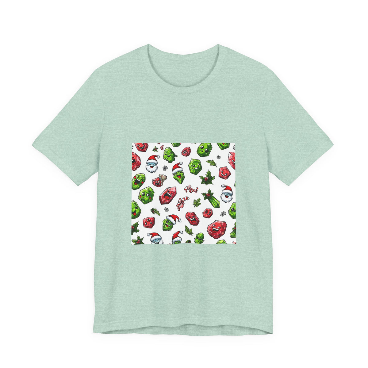 Christmas Crystal Cheer T-Shirt | Golds, Mints & Teal