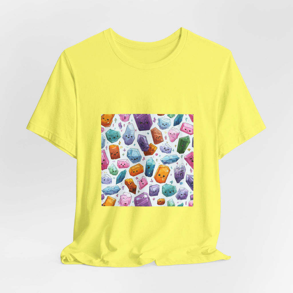Pastel Crystal Friends T-Shirt | Golds, Mints & Teal