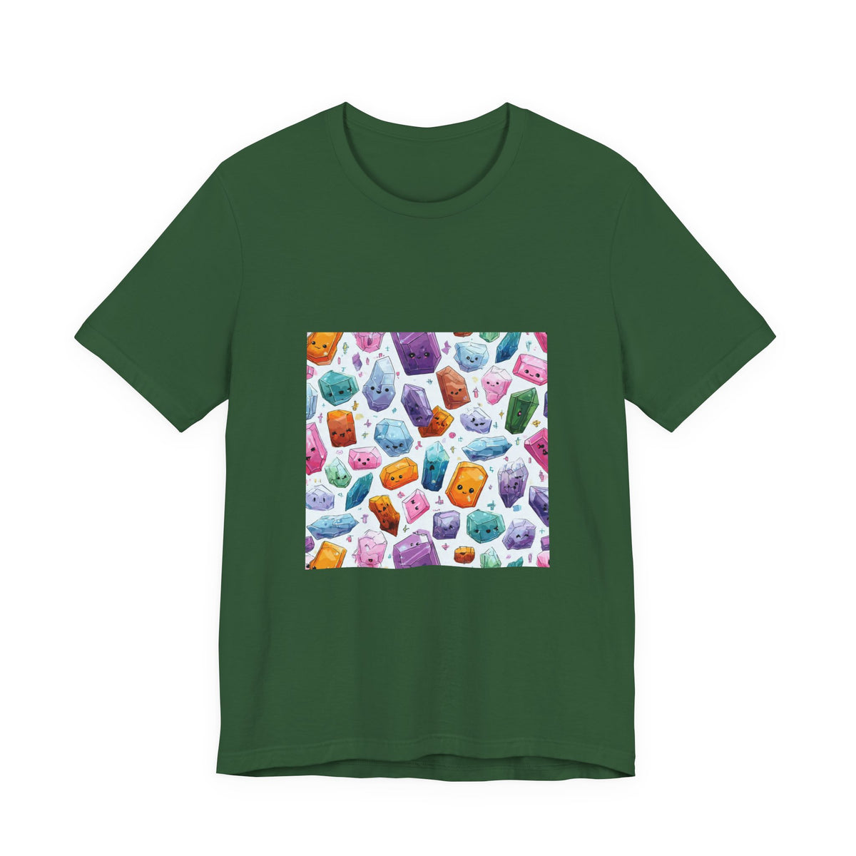 Pastel Crystal Friends T-Shirt | Forest & Ocean